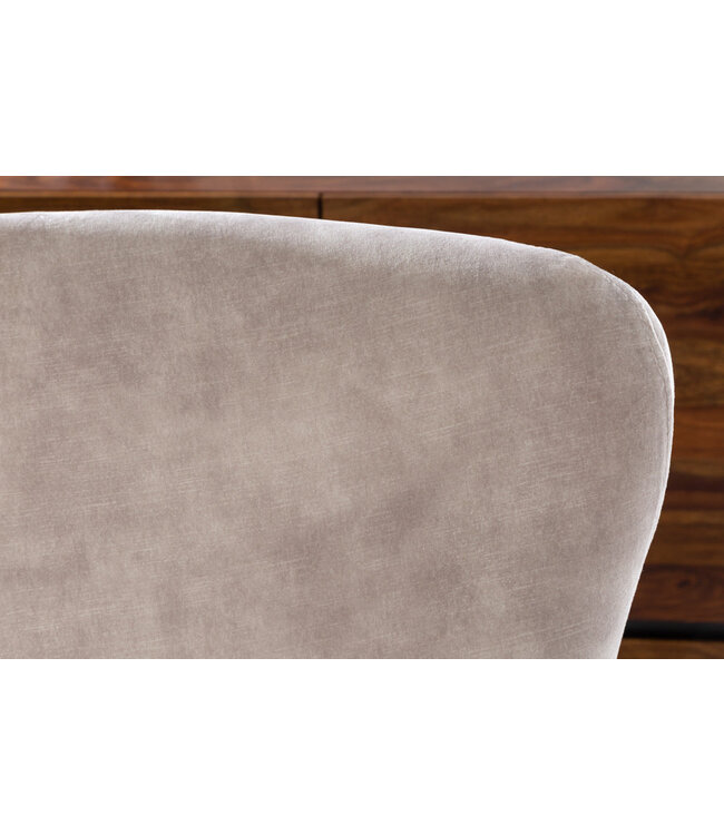 Invicta Interior Schommelstoel SCANDINAVIA SWING fluweel champagne - 43142