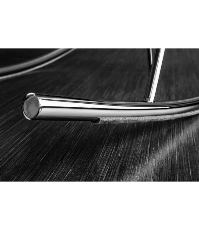 Invicta Interior Schommelstoel SCANDINAVIA SWING, fluweelgrijs, chromen poten - 43141