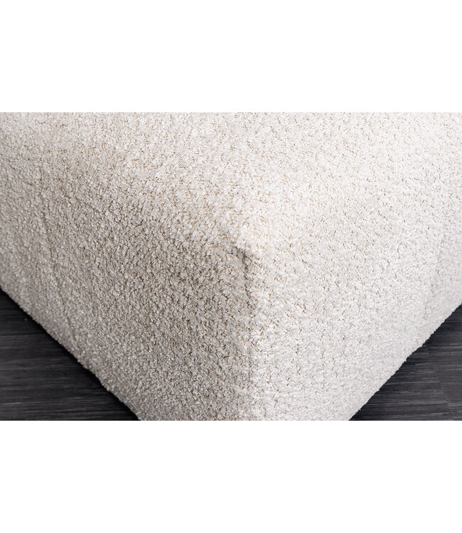 Invicta Interior Bank ROYAL 120cm veerkern bouclé champagne beige - 44545