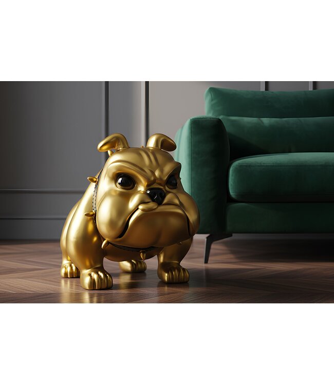 Invicta Interior Decoratief beeldje BULLDOG 70 cm goud - 48021