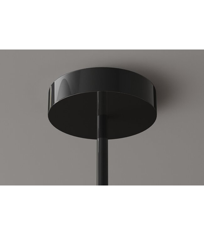 Invicta Interior Hanglamp LIQUID DIAMOND met 5 glazen lampenkappen in rooklook - 46021