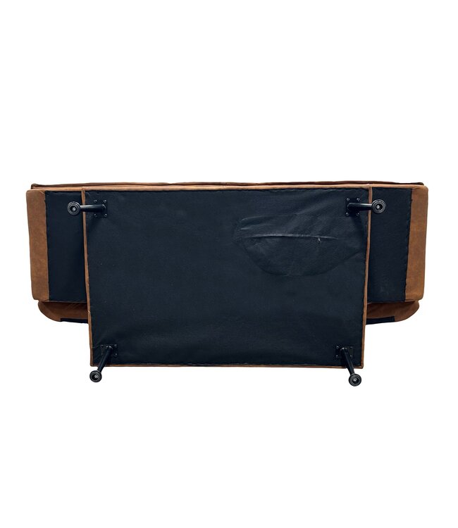 Invicta Interior Slaapbank JAZZ 195 cm 3-zits microvezel bruin - 47525