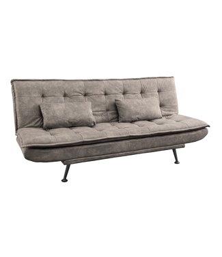 Invicta Interior Slaapbank JAZZ 195 cm 3-zits microvezel taupe - 47526