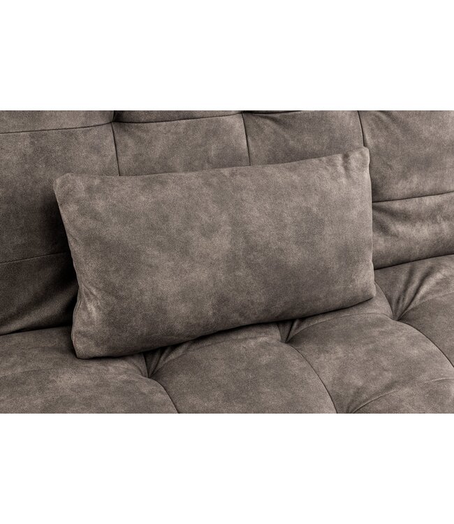 Invicta Interior Slaapbank JAZZ 195 cm 3-zits microvezel taupe - 47526