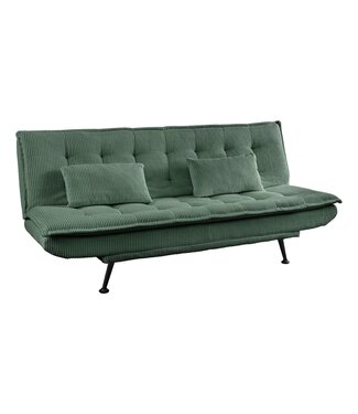 Invicta Interior Slaapbank JAZZ 195 cm 3-zits, koordgroen - 47523
