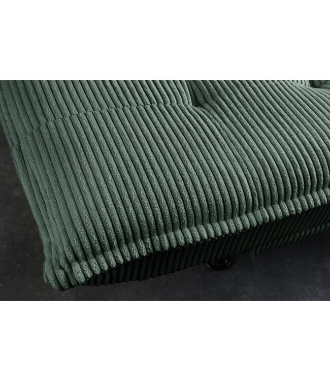 Invicta Interior Slaapbank JAZZ 195 cm 3-zits, koordgroen - 47523