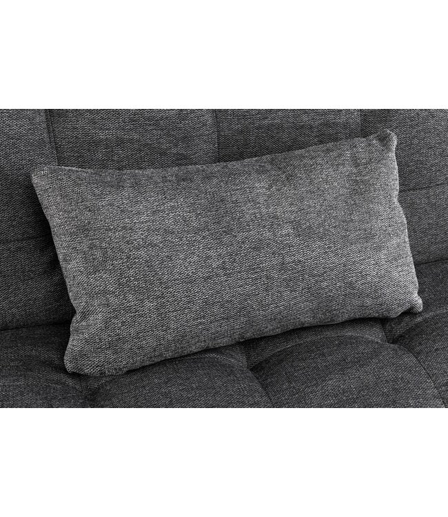 Invicta Interior Slaapbank JAZZ 195 cm 3-zits met structuurstof in grijs - 47529