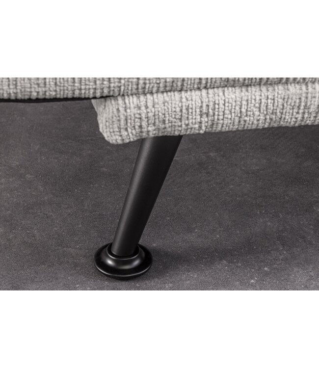 Invicta Interior Slaapbank JAZZ 195 cm, 3-zits, chenille stof, champagnebeige - 47527