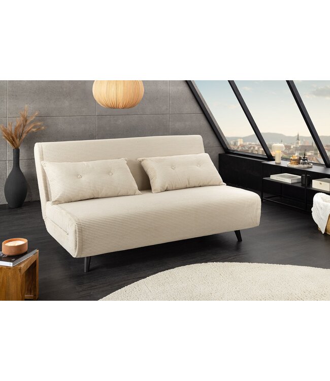 Invicta Interior Slaapstoel SMART MULTIFUNCTION 140cm snoer beige - 47145