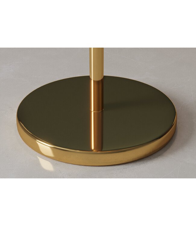 Invicta Interior Vloerlamp LIQUID DIAMOND 170 cm 7 glazen kappen stalen frame goud - 46022