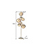 Invicta Interior Vloerlamp LIQUID DIAMOND 170 cm 7 glazen kappen stalen frame goud - 46022