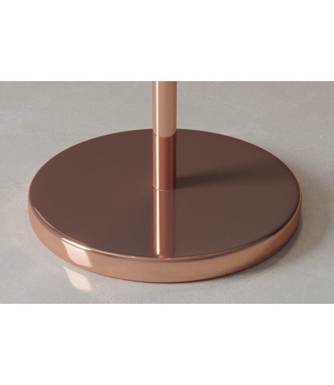 Invicta Interior Vloerlamp LIQUID DIAMOND 170 cm 7 glazen kappen stalen frame koper - 46023