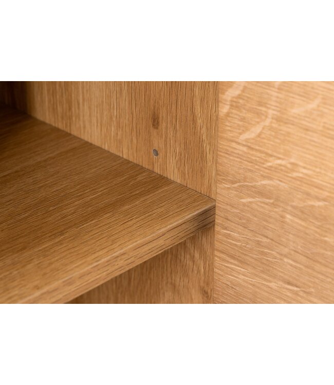 Invicta Interior Dressoir ATELIER 120 cm, natuurlijke eikenhoutlook met zwarte poten - 47452