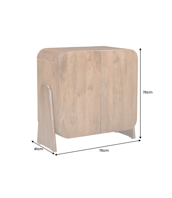 Invicta Interior Lowboard BRASIL 75cm mangohout bruin - 45787