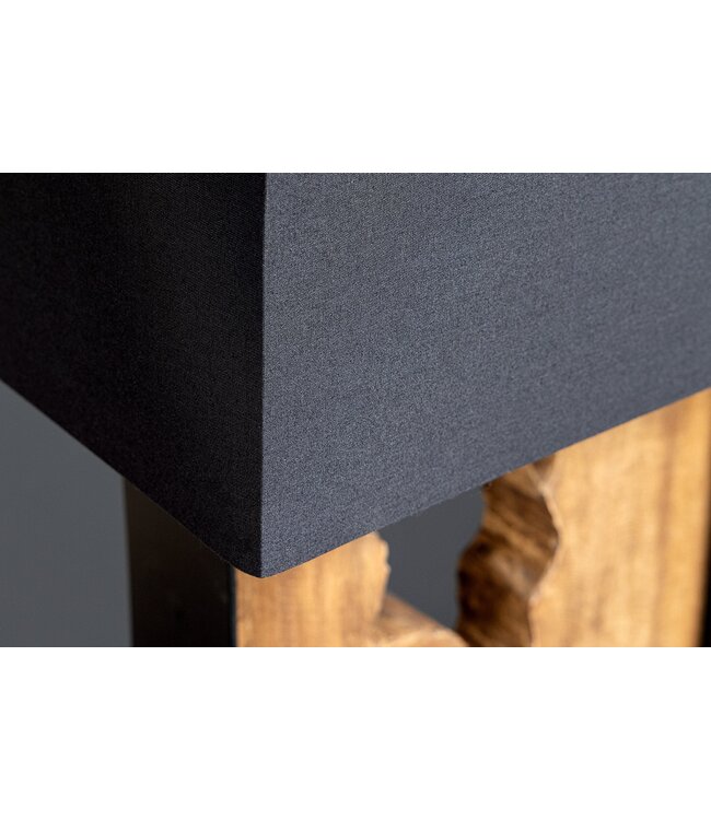 Invicta Interior Vloerlamp DESIGNED BY NATURE 165cm raintree hout naturel zwart - 46936