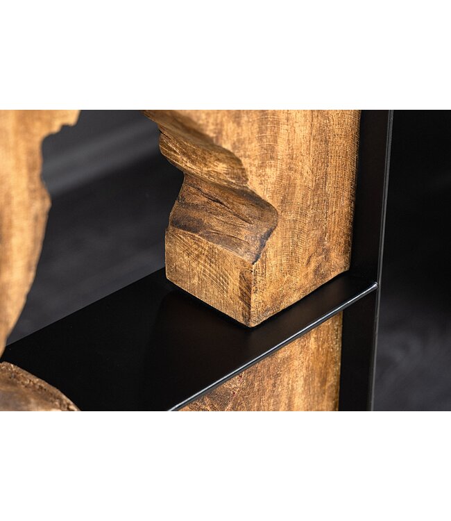 Invicta Interior Vloerlamp DESIGNED BY NATURE 165cm raintree hout naturel zwart - 46936