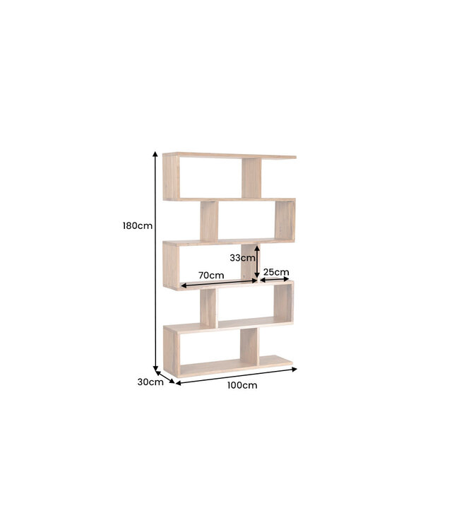 Invicta Interior Plank SNAKE 180cm acaciahout naturel - 47603
