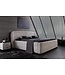 Invicta Interior Bed ART DECO 180x200cm bouclé greige met opbergruimte - 45332