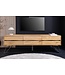 Invicta Interior TV-onderkast LIVING EDGE 160 cm eikenhout met zwarte poten - 46342