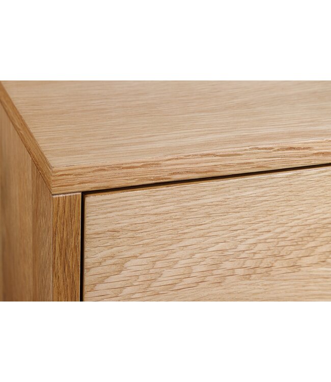 Invicta Interior TV-onderkast LIVING EDGE 160 cm eikenhout met zwarte poten - 46342