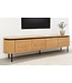 Invicta Interior TV-bord ATELIER 200 cm naturel eikenhoutlook met zwarte poten - 47451