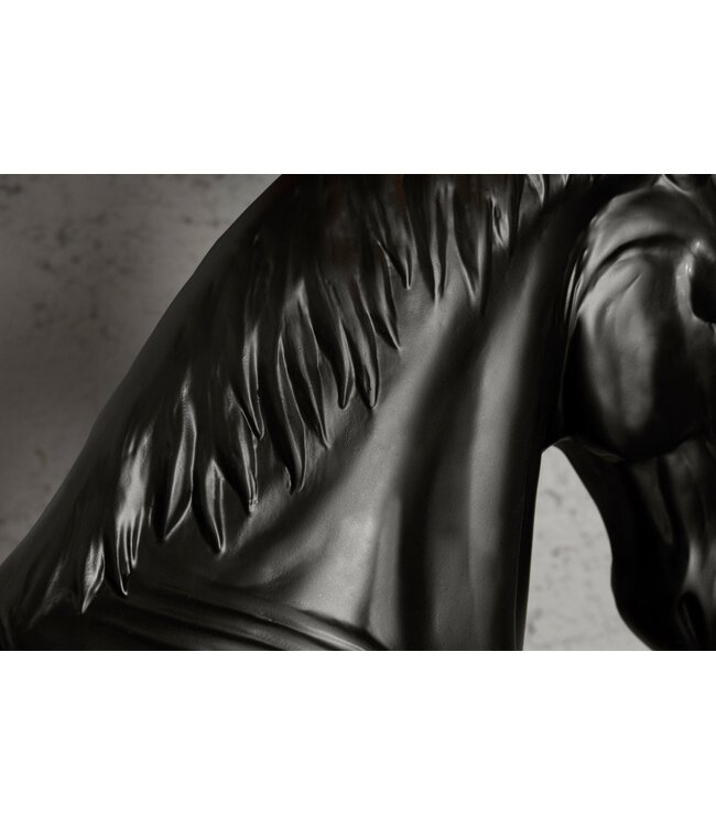 Invicta Interior Vloerlamp BLACK BEAUTY 130cm zwart paard - 6530082