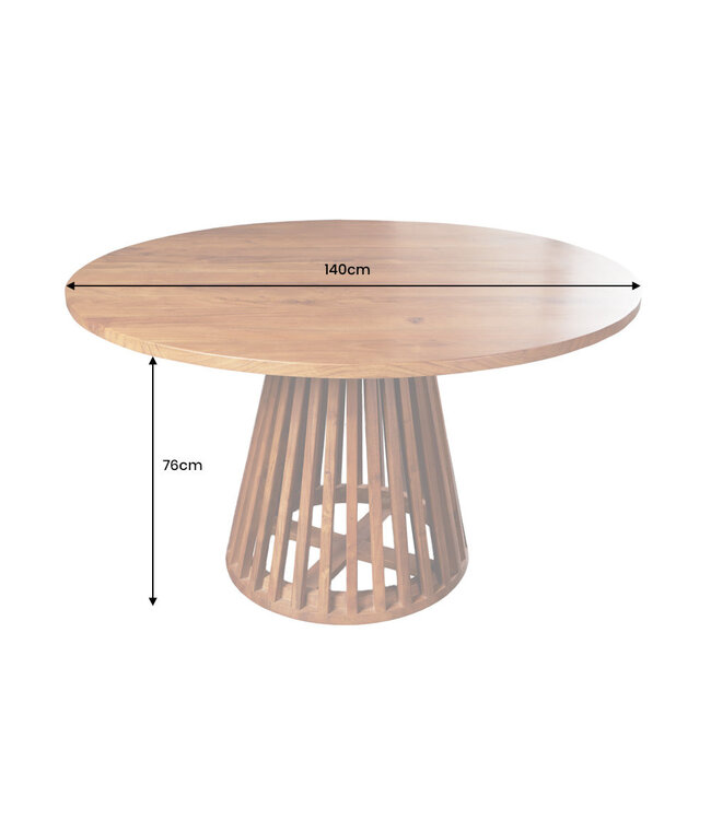 Invicta Interior Eettafel MAISON JADE Ø 140cm rond acaciahout - 44820