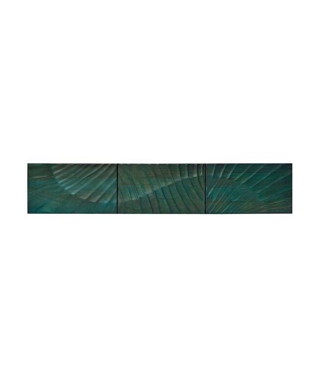 Invicta Interior TV-bord SCORPION 160 cm 3D hangend mangohout turquoise - 48408