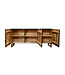 Invicta Interior Dressoir FOREST 160 cm 3D mangohout zwartbruin - 46199