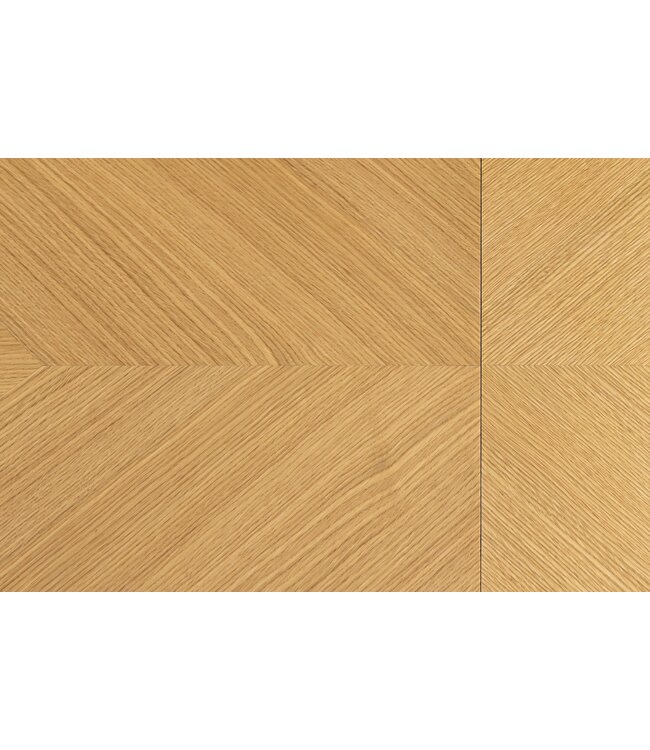 Invicta Interior Eettafel GRANDEZZA 180-270 cm uitschuifbaar, natuurlijke eikenhoutlook met zwart metalen frame - 46554