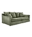 Invicta Interior Sofa HEAVEN 200cm 3-zitsbank met pocketvering, afneembare hoes met koord, groen - 46107