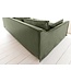 Invicta Interior Sofa HEAVEN 200cm 3-zitsbank met pocketvering, afneembare hoes met koord, groen - 46107