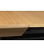 Invicta Interior GIANT eettafel 200-320 cm, uitschuifbaar, natuurlijke eikenhouten look met zwart metalen frame - 46566