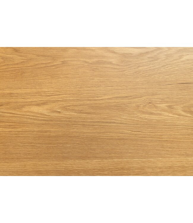 Invicta Interior GIANT eettafel 200-320 cm, uitschuifbaar, natuurlijke eikenhouten look met zwart metalen frame - 46566