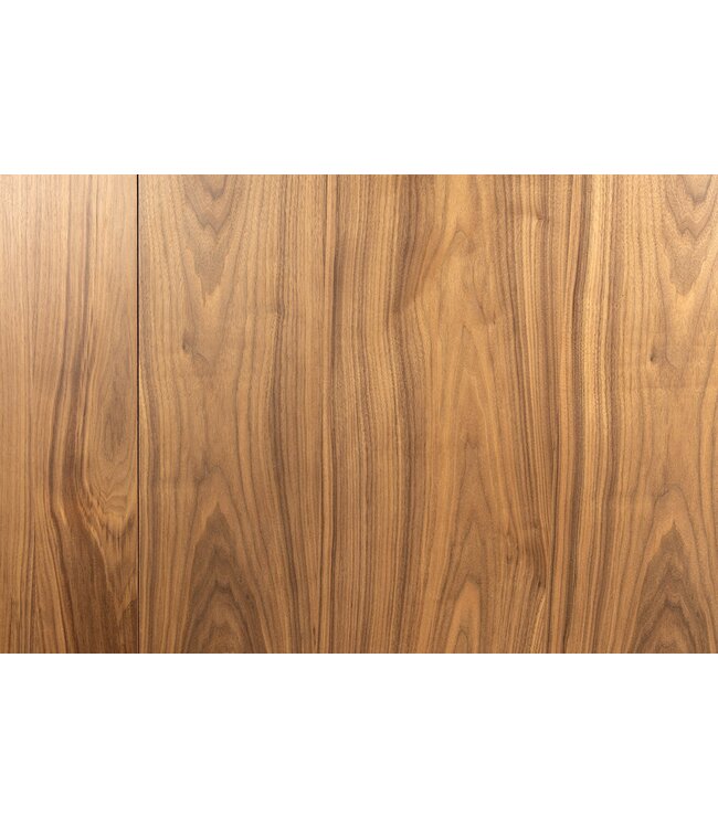 Invicta Interior GIANT eettafel 200-320 cm, uitschuifbaar, natuurlijke walnoothouten look met zwart metalen frame - 46567