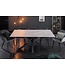 Invicta Interior Eettafel ETERNITY 180-225 cm marmerlook keramiek met gehard glas - 6541218