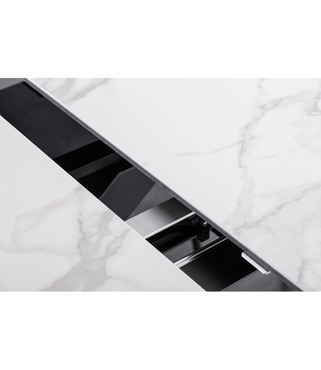 Invicta Interior Eettafel ETERNITY 180-225 cm marmerlook keramiek met gehard glas - 6541218