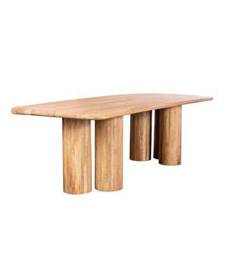 Invicta Interior Eettafel ART DECO 240 cm mangohout naturel - 47604