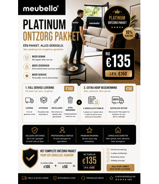 Meubello Services Platinum ontzorg pakket