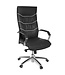 Amstyle X-XL Office chair FERROL tot 120kg executive fauteuil leder zwart ergonomische armleuningen bureaustoel hoge rugleuning