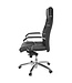 Amstyle X-XL Office chair FERROL tot 120kg executive fauteuil leder zwart ergonomische armleuningen bureaustoel hoge rugleuning