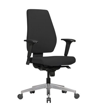 Amstyle Bureaustoel DARIUS stof zwart - SPM1.280