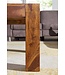 Wohnling salontafel massief hout Sheesham 110cm breed salontafel ontwerp donkerbruin landelijke stijl tafel