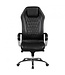 Amstyle bureaustoel MONTEREY lederen zwarte bureaustoel 120KG Executive stoel hoge rug met hoofdsteun X-XL
