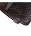 Amstyle bureaustoel MONTEREY lederen bruine bureaustoel 120KG Executive stoel hoge rug met hoofdsteun X-XL