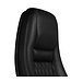 Amstyle bureaustoel AUSTIN echt leer zwarte bureaustoel 120KG directiestoel hoge rugleuning met hoofdsteun X-XL