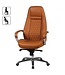Amstyle bureaustoel AUSTIN echt leer caramel bureaustoel 120KG directiestoel hoge rugleuning met hoofdsteun X-XL