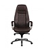 Amstyle bureaustoel AUSTIN echt leer bruine bureaustoel 120 KG directiestoel hoge rugleuning met hoofdsteun X-XL