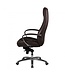 Amstyle bureaustoel AUSTIN echt leer bruine bureaustoel 120 KG directiestoel hoge rugleuning met hoofdsteun X-XL