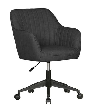 Amstyle Bureaustoel MARA stof antraciet - SPM1.402